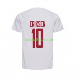 Fußballtrikots Dänemark Christian Eriksen 10 Auswärts Trikotsatz WM 2022